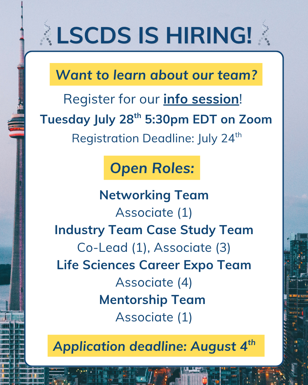 LSCDS Information Session
