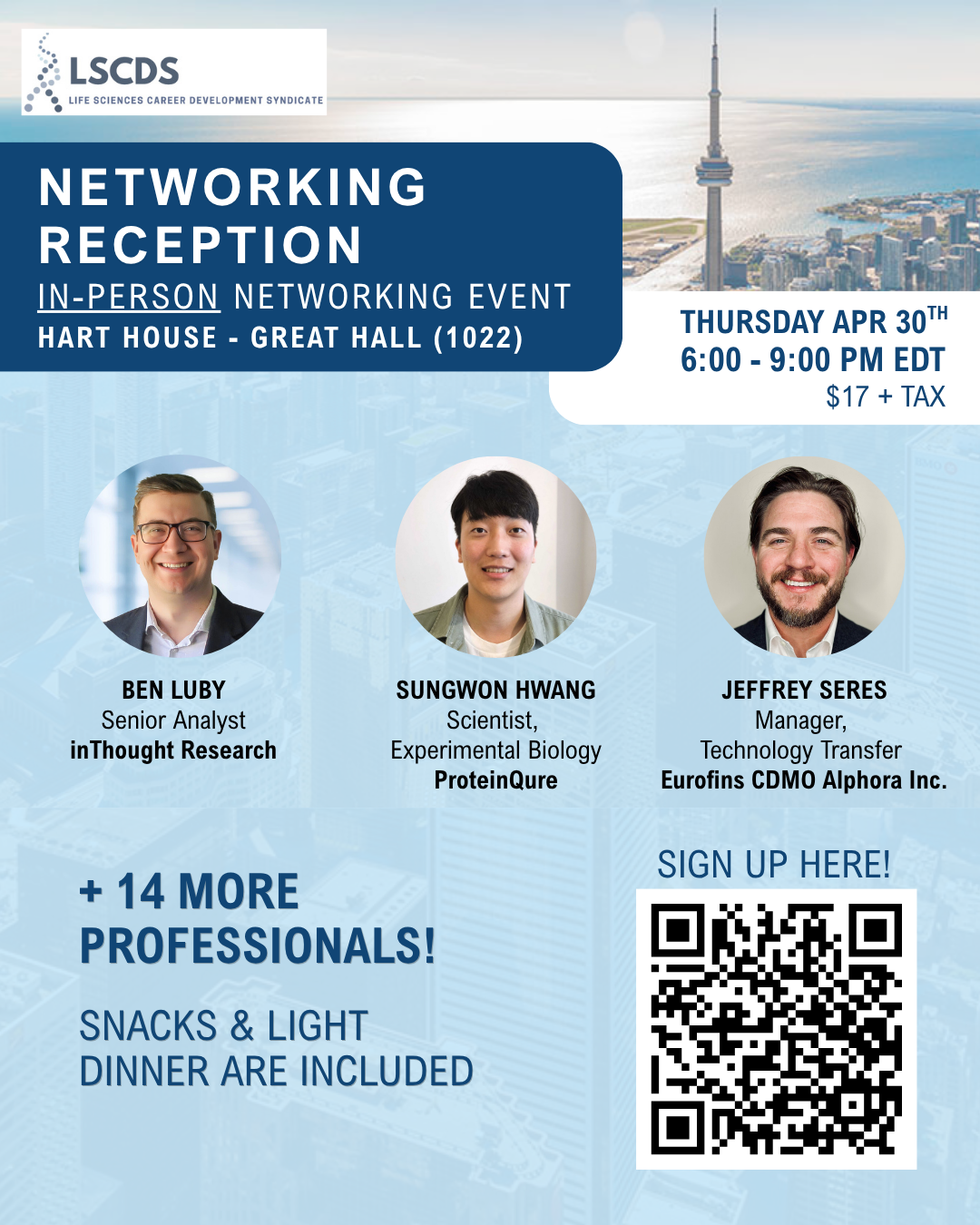 2026 Networking Reception Poster