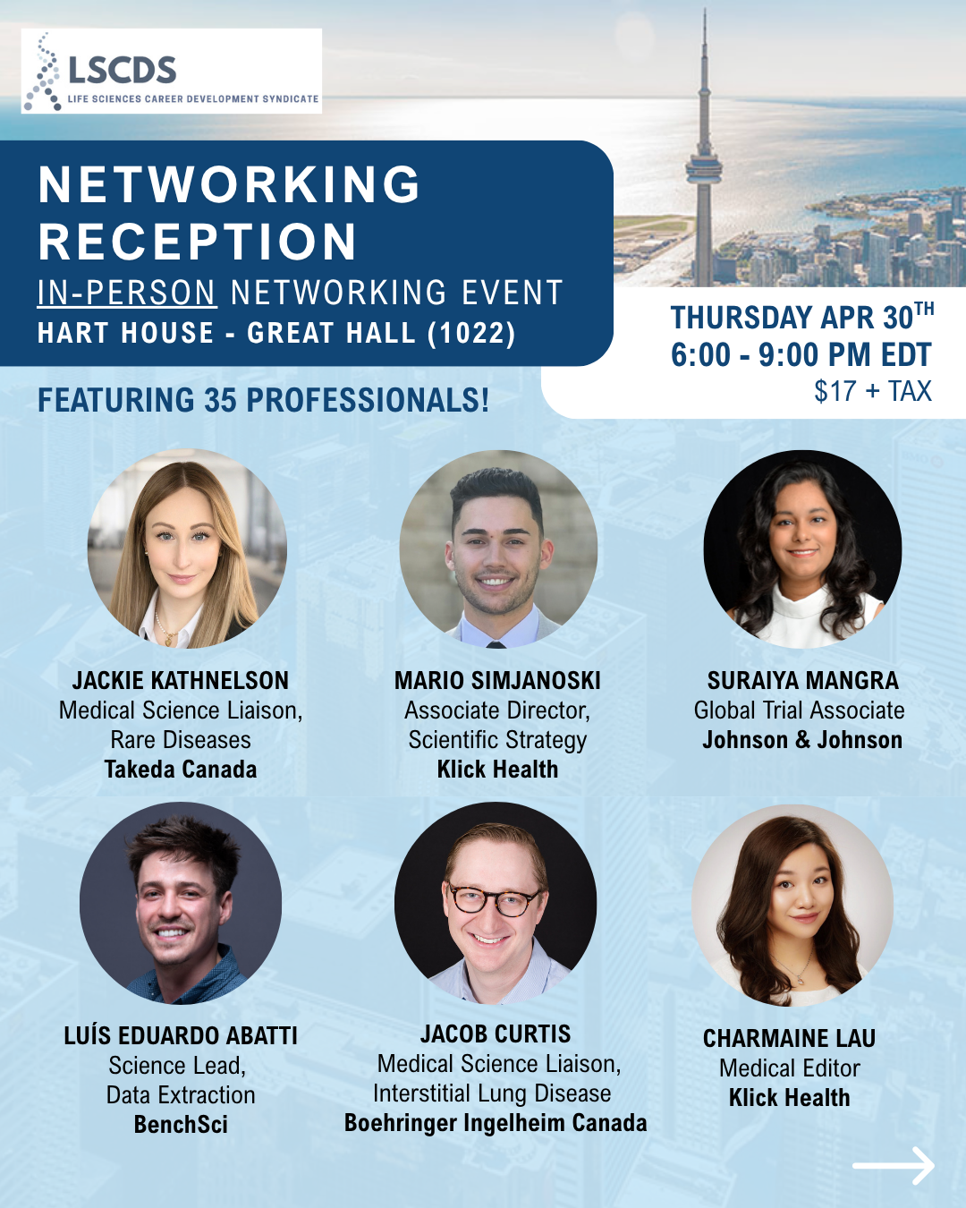2026 Networking Reception Poster