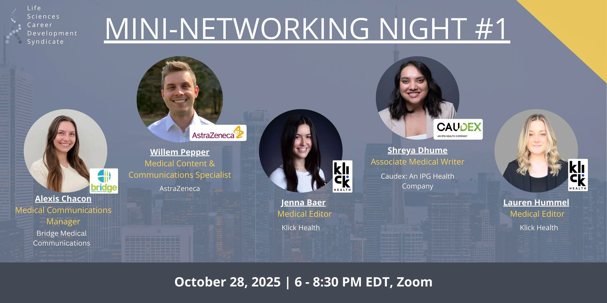 2025-2026 Mini Networking Night #1 Poster
