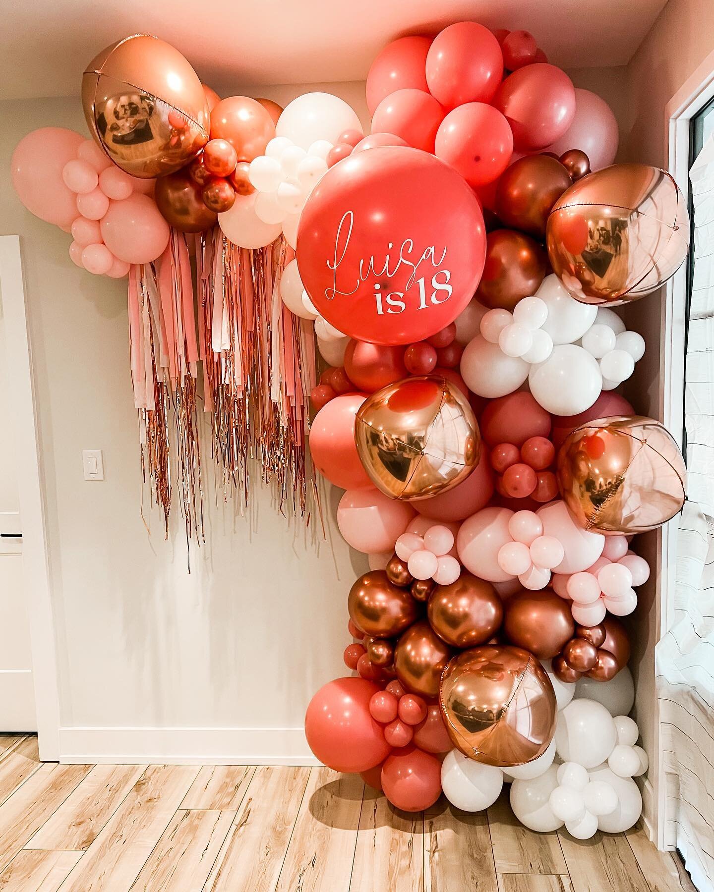 A beautiful balloon installation for the beautiful birthday girl! 

Happy 18th birthday Luisa 🤍

#birthday #happybirthday #birthdaygirl #balloons #partyplanner #partydecor #partydecoration #birthdaydecoration #birthdaydecor #eventplanner #eventdecor