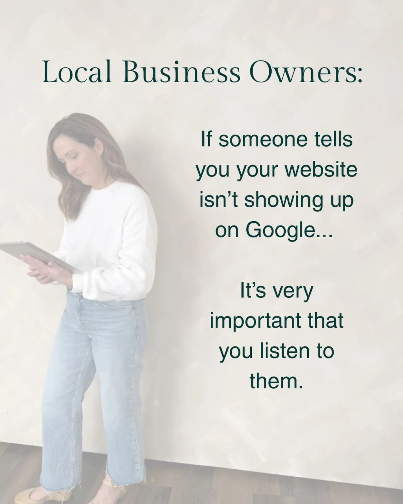 Local brick-and-mortar owners &mdash; quick check:

Does your website clearly say the name of the city you&rsquo;re in?

Google ranks local businesses based on clarity.

If your site doesn&rsquo;t clearly include:
&bull; What you do
&bull; Where you&
