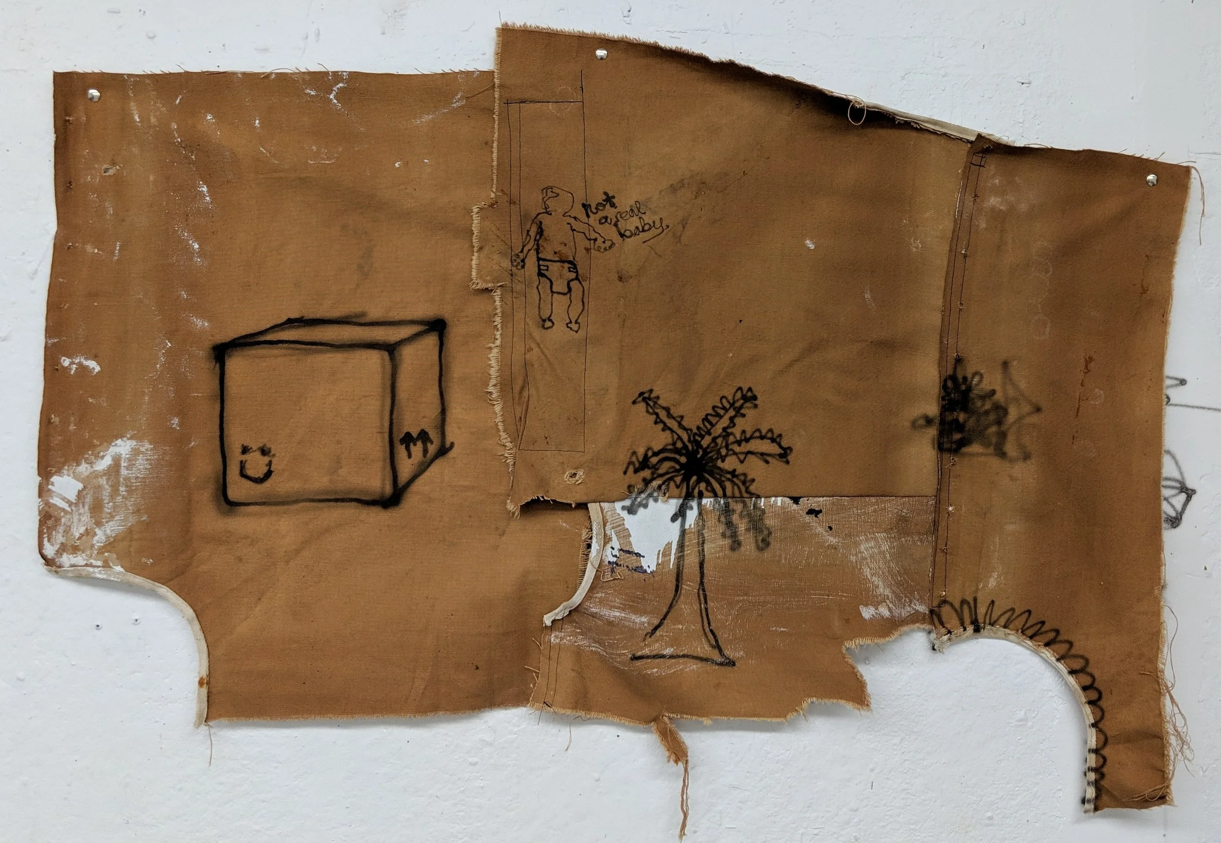 not a real baby | 28" H x 42" W | 2019