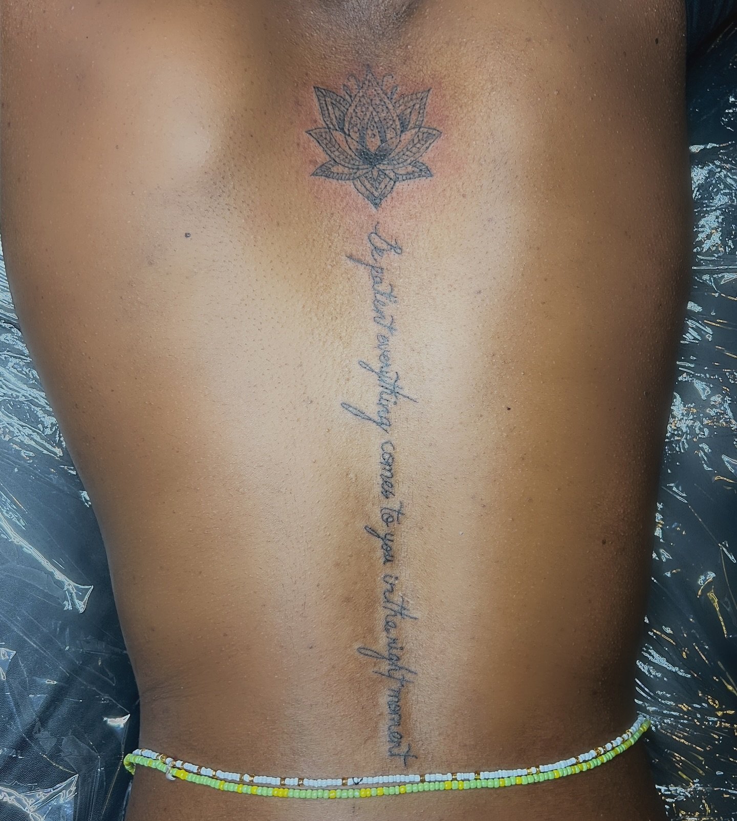 Be patient everything comes to you in the right moment🪷

#wilmingtonnctattoos #wilmingtontattoo #backtattoosforgirls #hennastyletattoo #backtattoosforwomen
