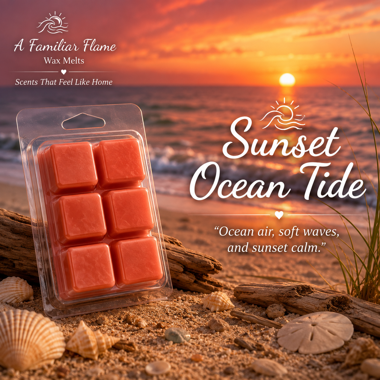 Sunset Ocean Tide