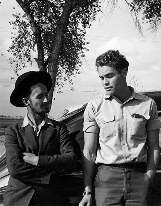 Woody Guthrie and Fred Ross Sr.