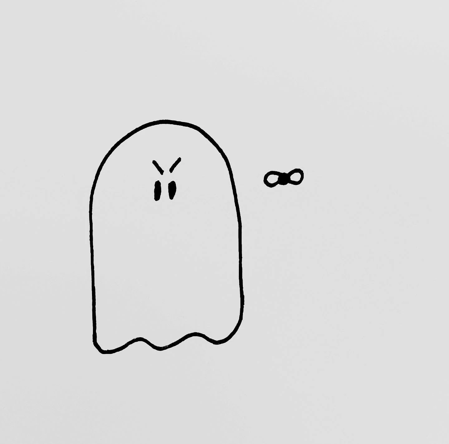 Inktober day 20. Rivals. 
.
.
.
.
.
.
.
#inktober #ghost #ink #blackwork #rivals