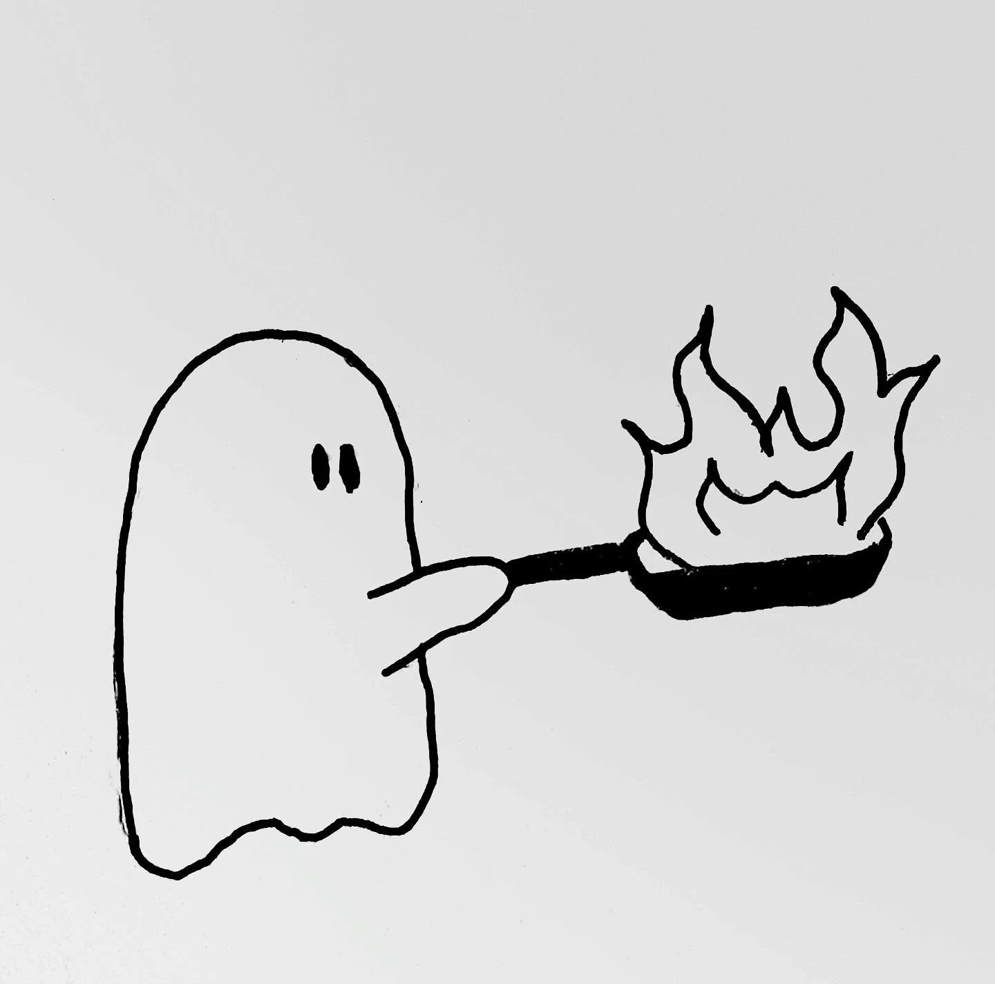 Inktober day 25. Inferno. 
.
.
.
.
.
.
.
#inktober #ghost #ink #blackwork #inferno