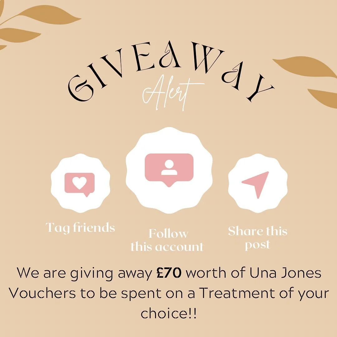 We&rsquo;re back with another Giveaway🎉
Thank you for the 700 followers! We&rsquo;ve decided to giveaway &pound;70 to say thank you😘 

To enter:
-Follow @una.jones_uk if you haven't
already
-Share this post
-Tag friends below in the comments
(as ma