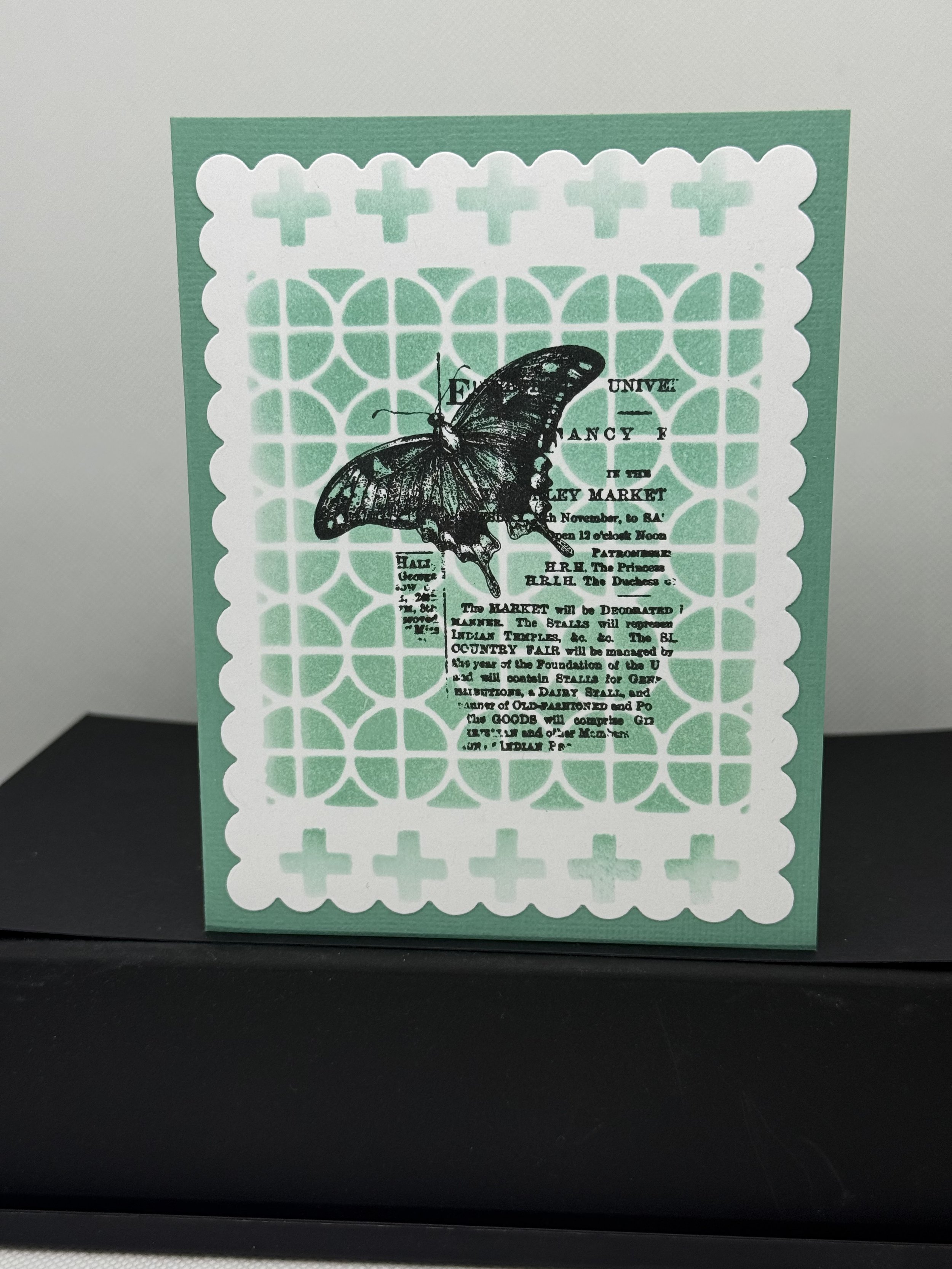 green butterfly