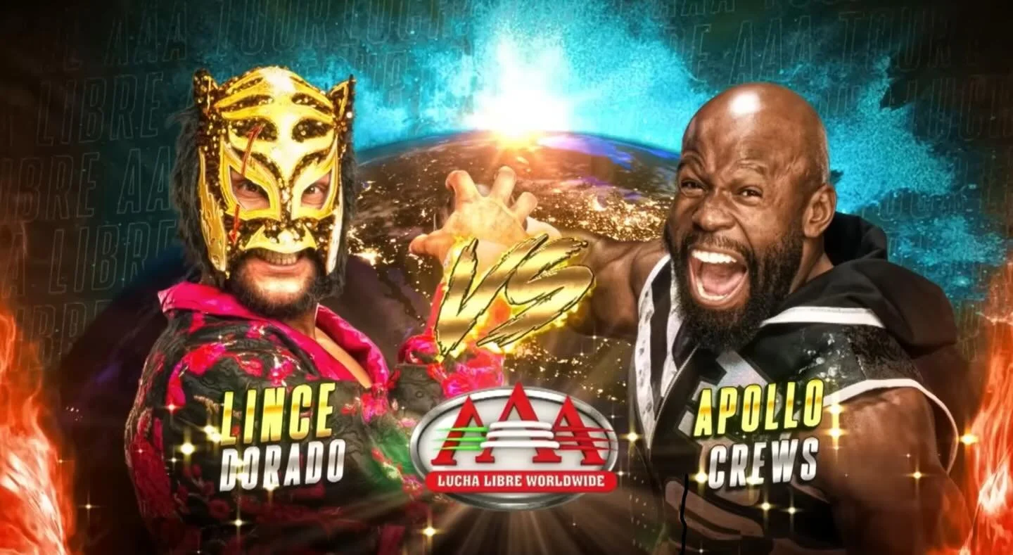 First time ever Mano contra gato! @apollowwe vs @lince_dorado available meow on @luchalibreaaa @youtube @wwe @wwenxt @tkogrp