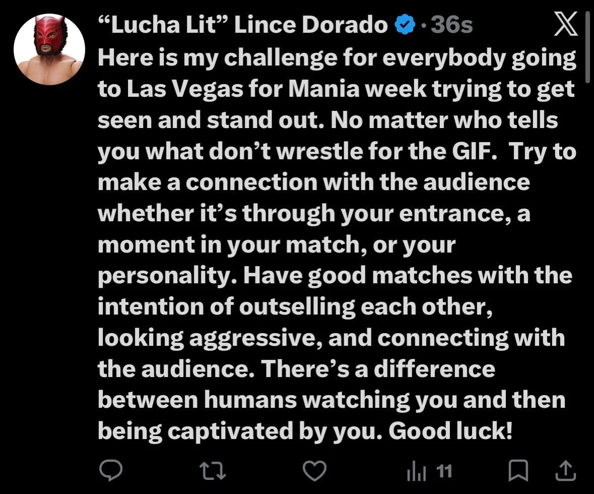 As someone who who actually spends everyday at the PC and truly love pro wrestling, take and use it if it applies to you. Stay #luchalit