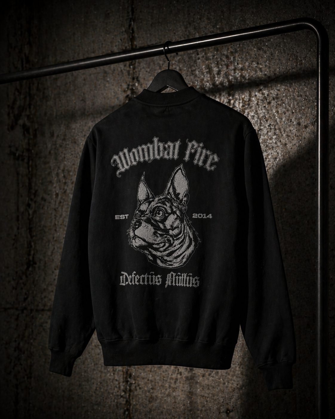 Wombat Fire EVA Essential Zip-Up Fleeced Varsity Jacket