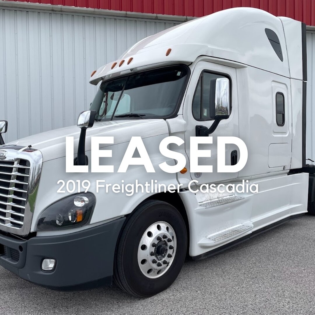 LOCAL Lease!

2019 Freightliner Cascadia
- extended warranty
- delivery
60 months 5% first payment

Nicole Rice Equipment Leasing
204-721-2501

#nicolericeleasing #equipmentleasing #manitobaleasing #westmanleasing #westmantransportationleasing #trans