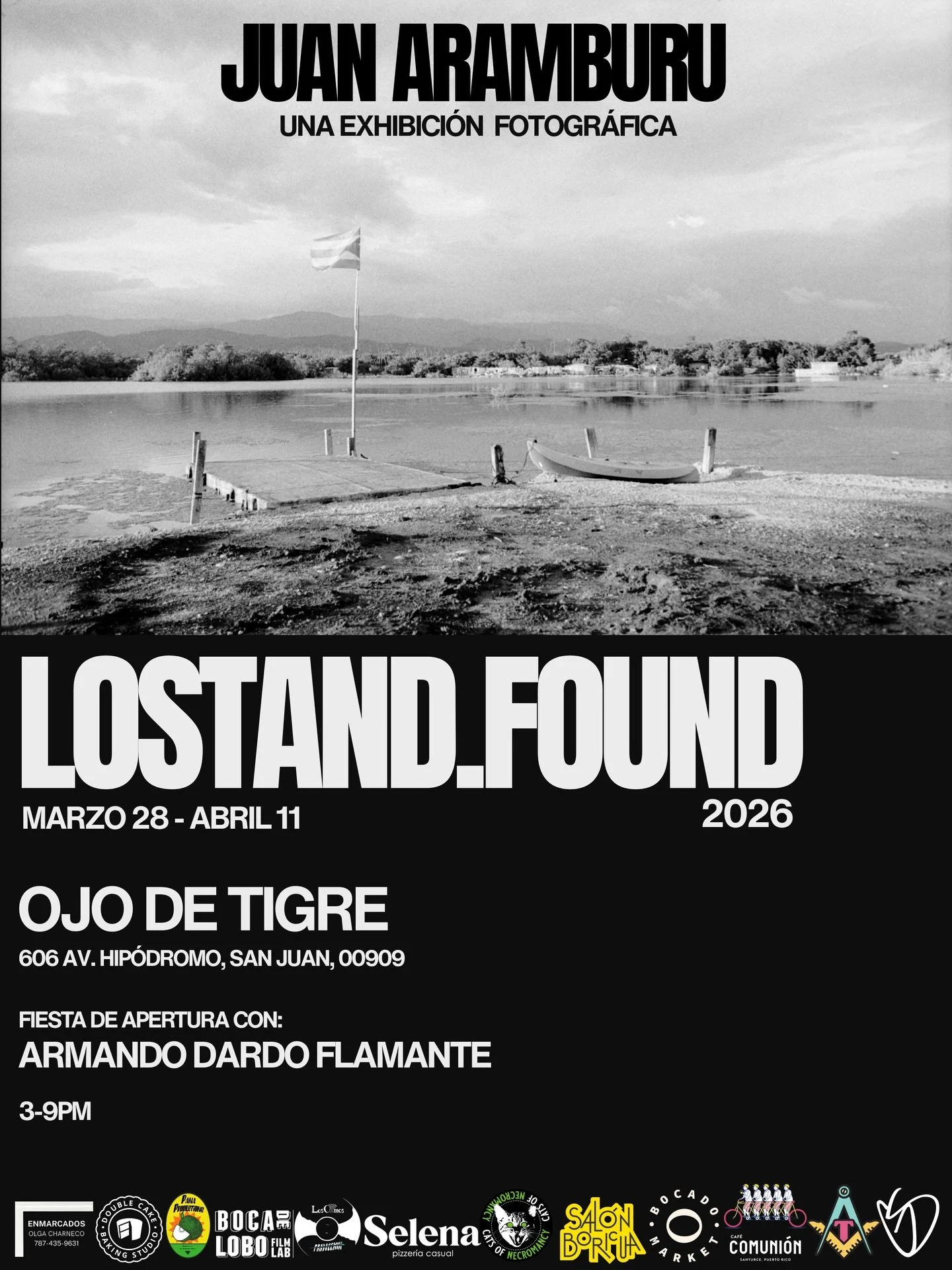 LOSTAND.FOUND, el debut, self titled exhibit 

La pr&oacute;xima semana cumplo a&ntilde;os y que mejor manera de celebrarlo que con una expo, en uno de los mejores spots. Vengan a celebrar conmigo el 28 de Marzo en @ojodetigrepr Ojo de Tigre, de 3-9p