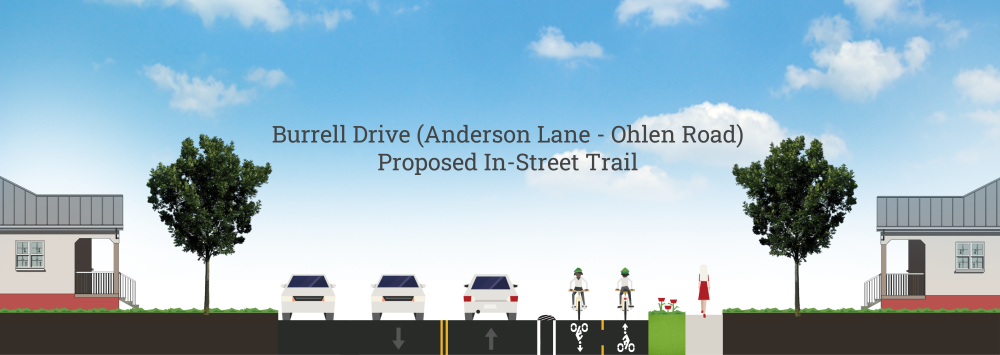 Support Protected Bike Lanes on Burrell Drive