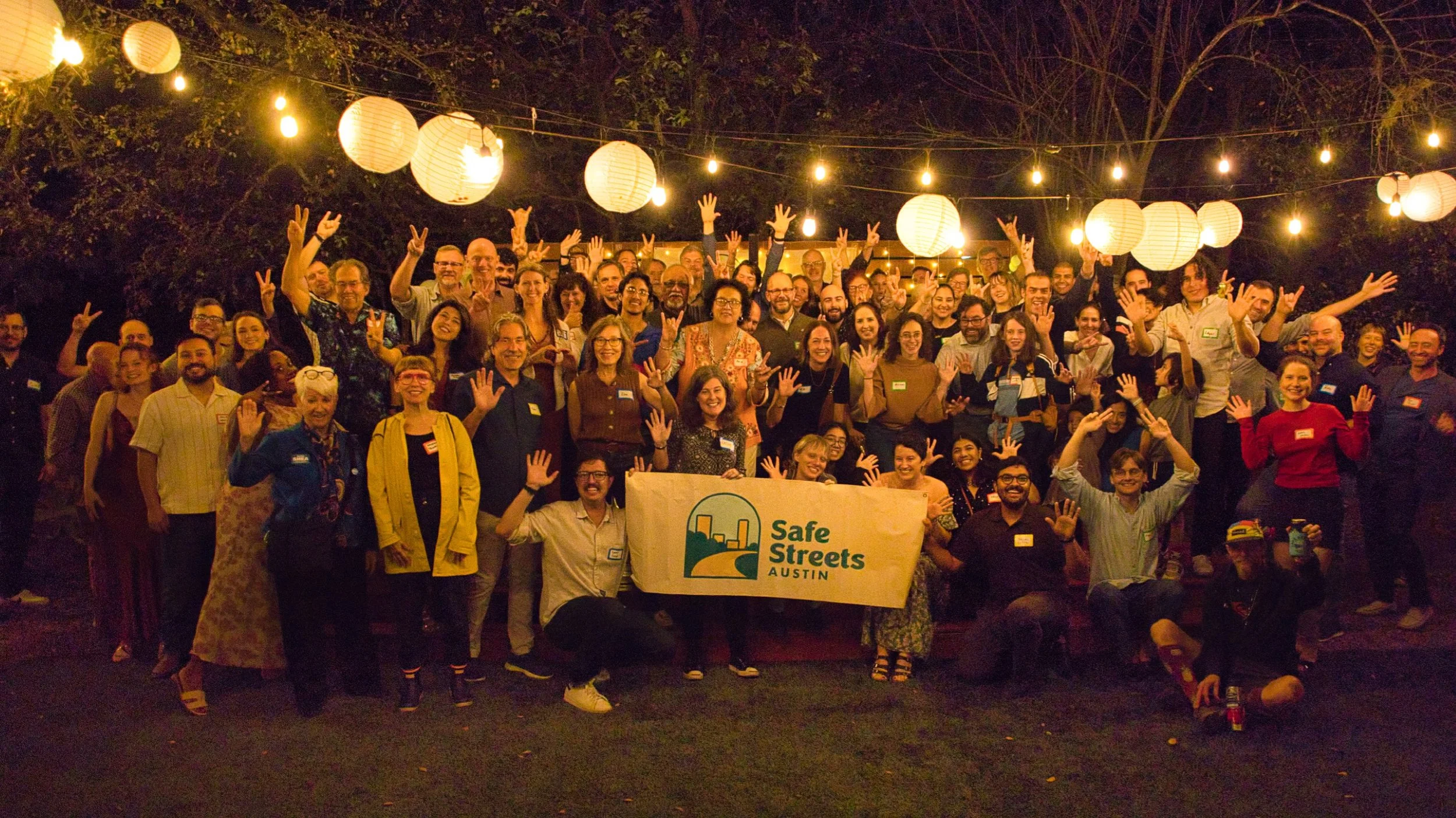 Our annual Safe Streets For All Party packs the house