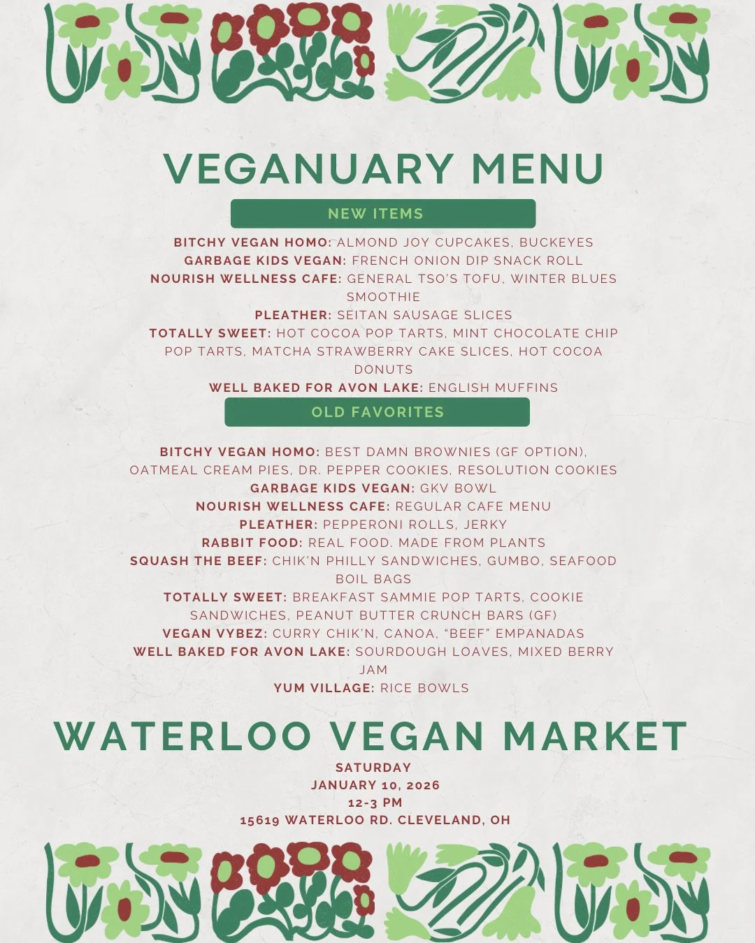 Waterloo Vegan Market 