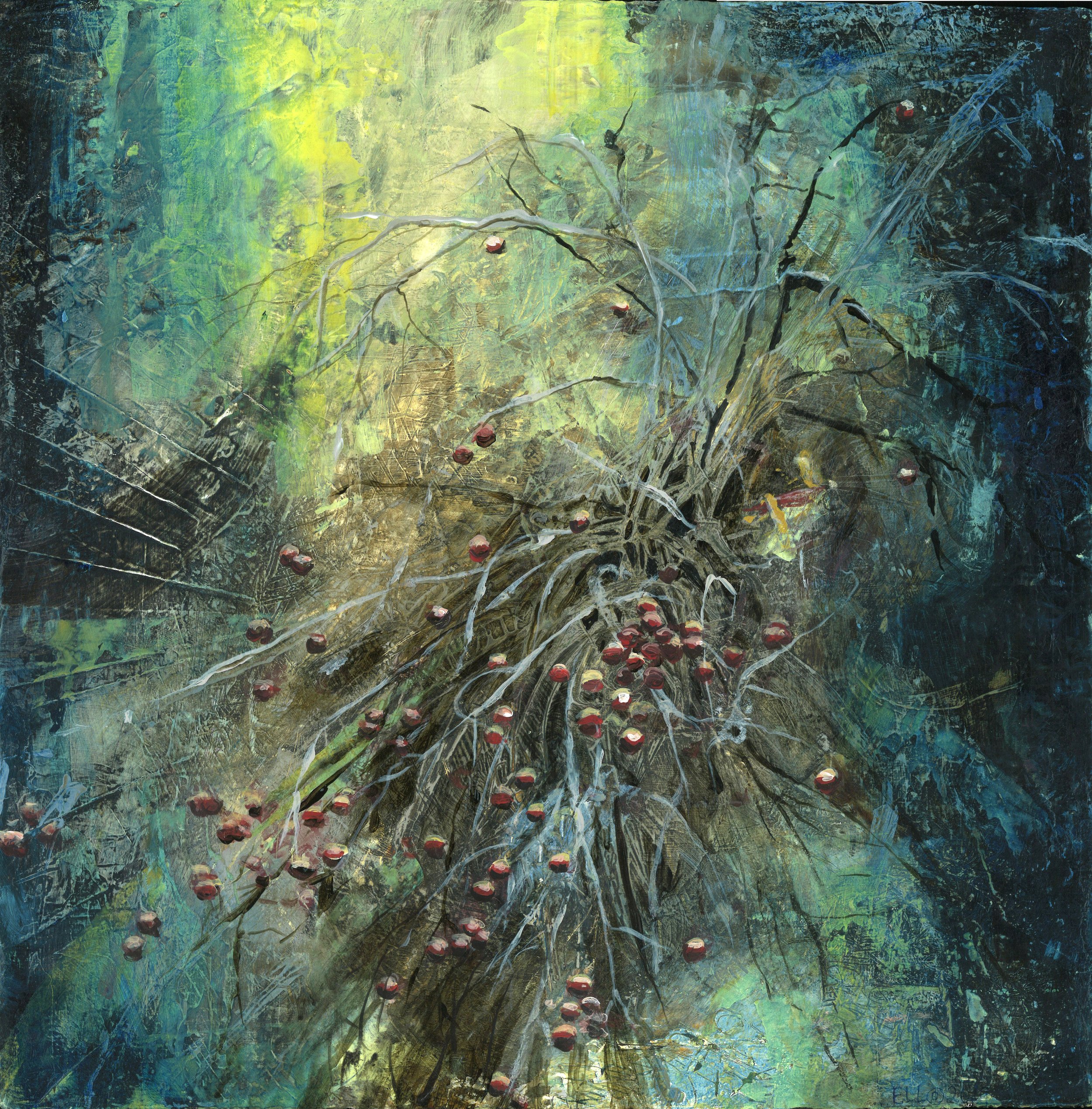 "Winter Apples" | 12” x 12” | Acrylic | Original | 2021