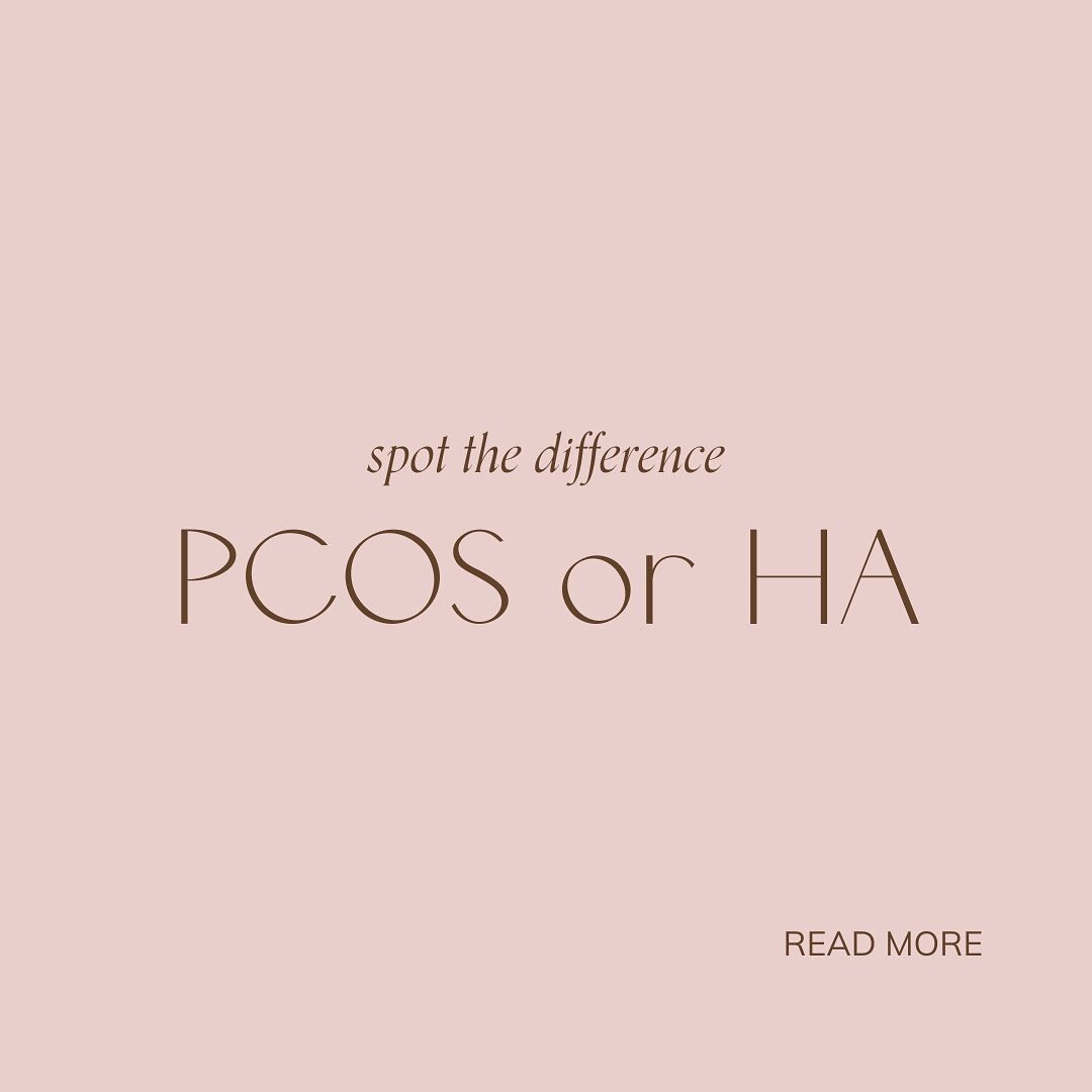 PCOS and HA may have similar presentations yet the treatment aims and recommendations are very different. For example, vigorous aerobic exercise has a positive impact on the symptoms of PCOS whereas it can exacerbate HA.

Don&rsquo;t let an irregular