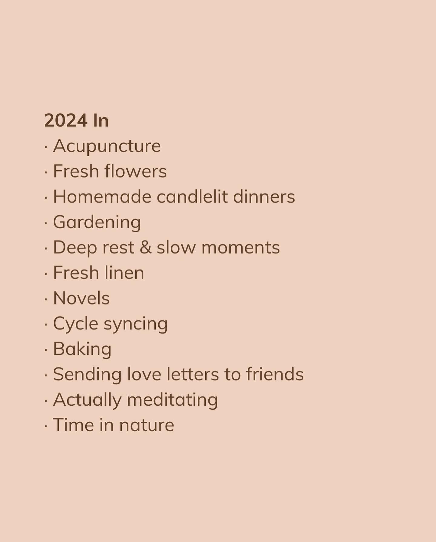 Hello 2024 💖

What are you welcoming in to this new year?