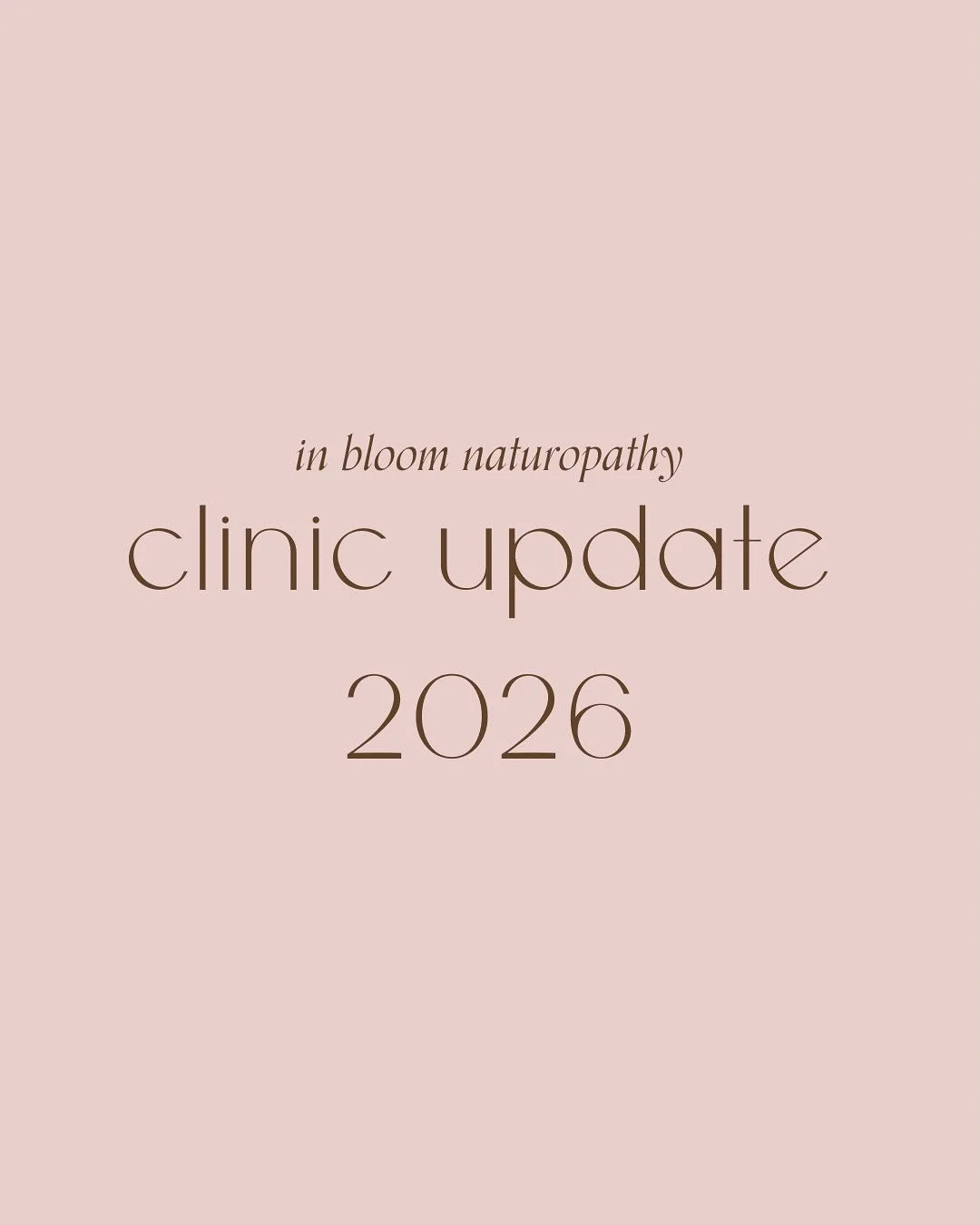 Returning to practice in January 2026 more passionate than ever to walk alongside you as we get you feeling your best yet. 

Whether you&rsquo;re navigating skin flares, painful periods, low energy, planning to conceive in the new year, wanting to th