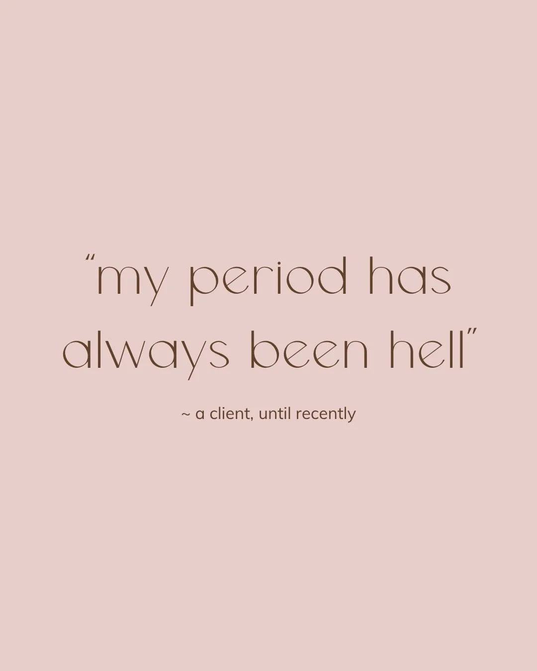 Just because painful, heavy or emotionally overwhelming periods are common does not mean they&rsquo;re normal.

If your cycle is impacting your quality of life physically or emotionally, support is available via the link in bio 🫶🏼