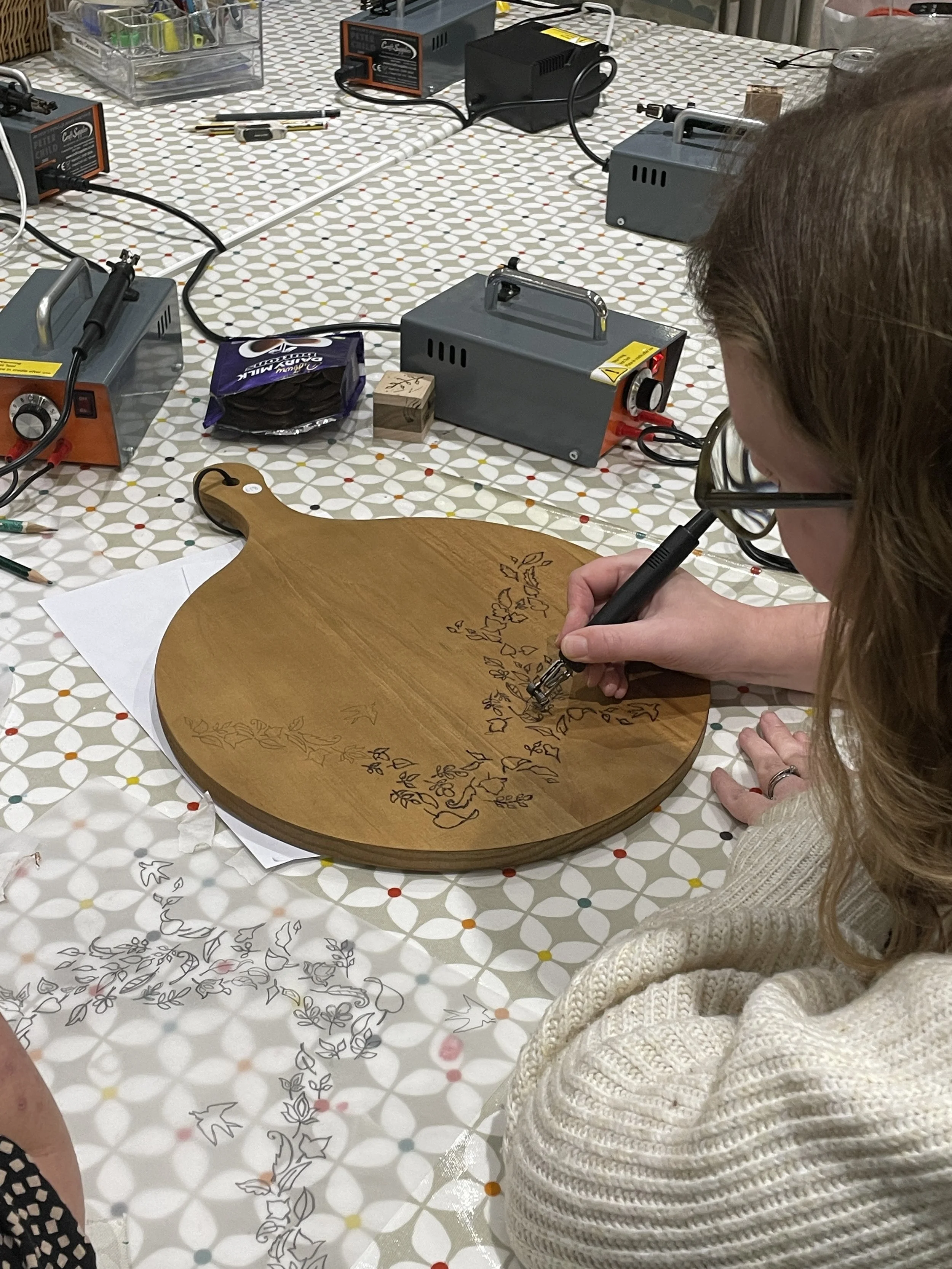 Pyrography with Misty Ceramics