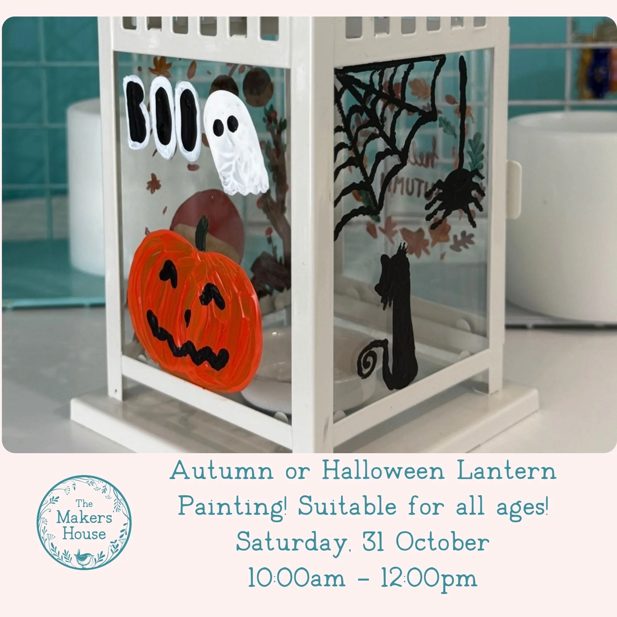 Come and create your own lantern to light up the darker evenings, in any style you choose!! Autumn, Halloween and Christmas templates will be available for anyone needing a little inspiration, and you will work with acrylic paints to create beautiful