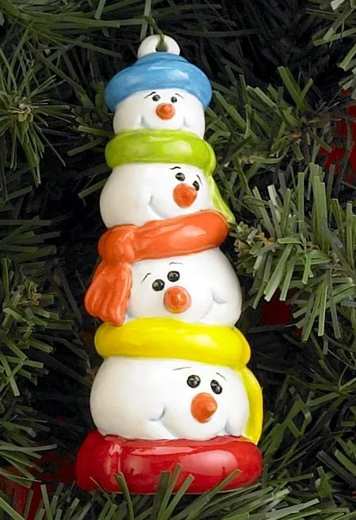 Stacking Snowmen Bauble - £12