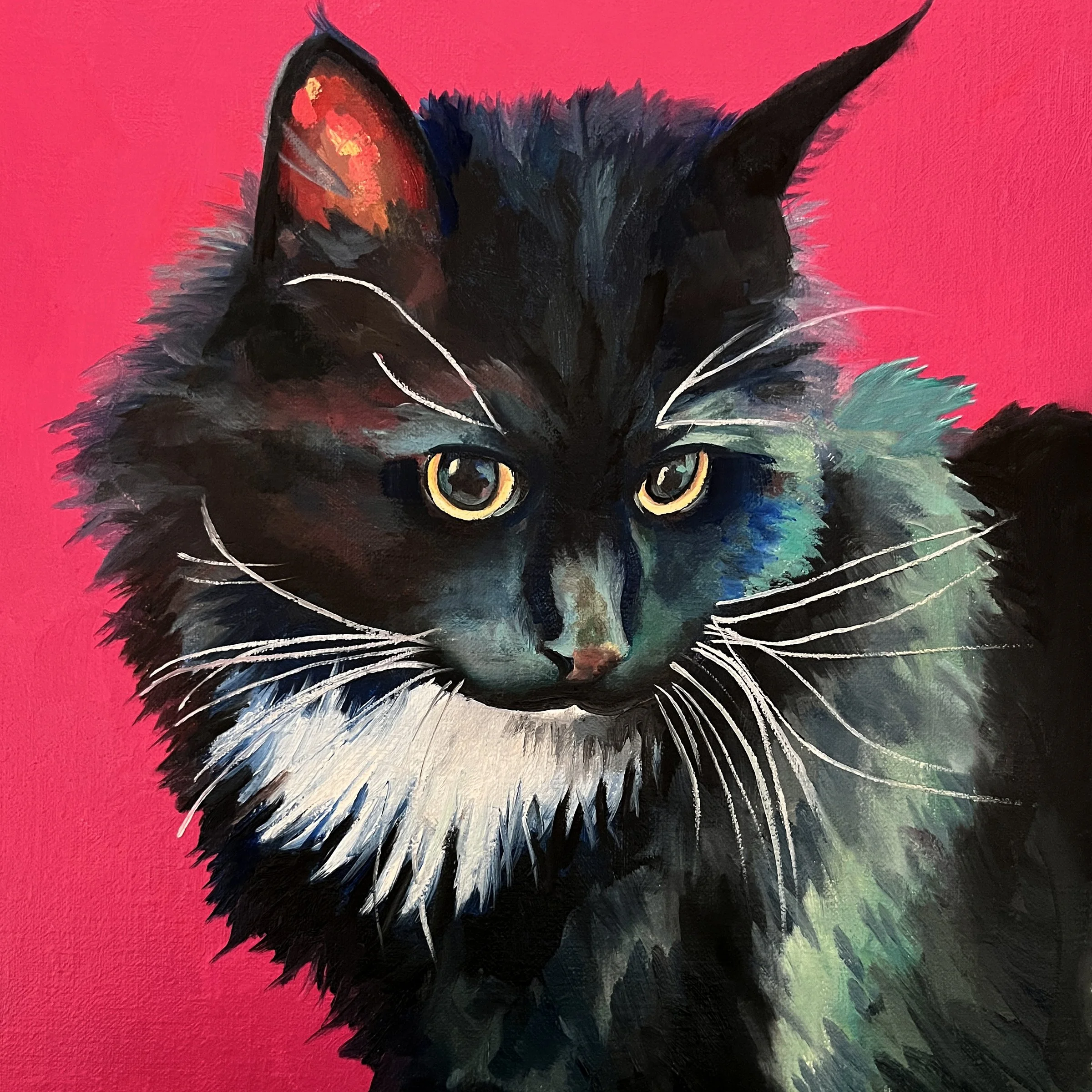 Sweet Sally 10in x 10in oil on canvas panel