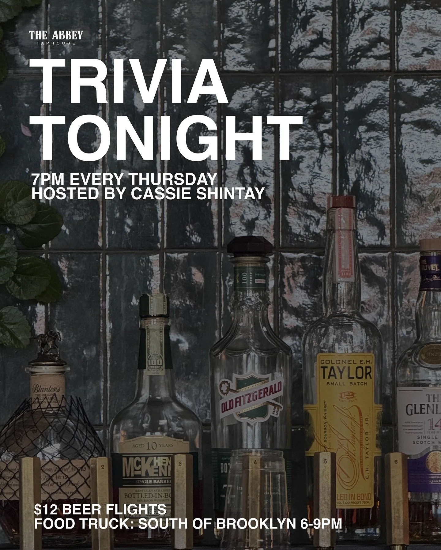 T R I V I A  T O N I G H T 

7pm hosted by @cpshintay 
6-9pm @southofbrook1yn 

#trvia #thingstodo #taphouse #greensboro #gso