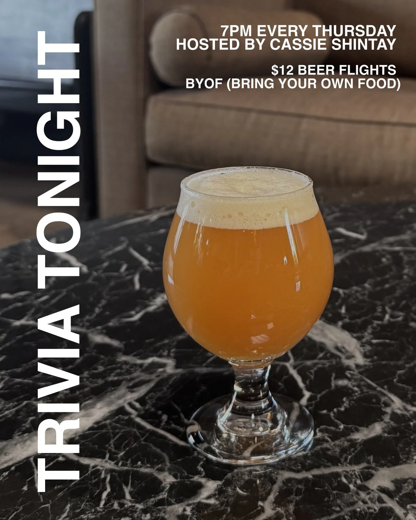 See you at 7pm for trivia! No food truck tonight so BYOF!
If you need a rec, we love @freemansgrubandpub