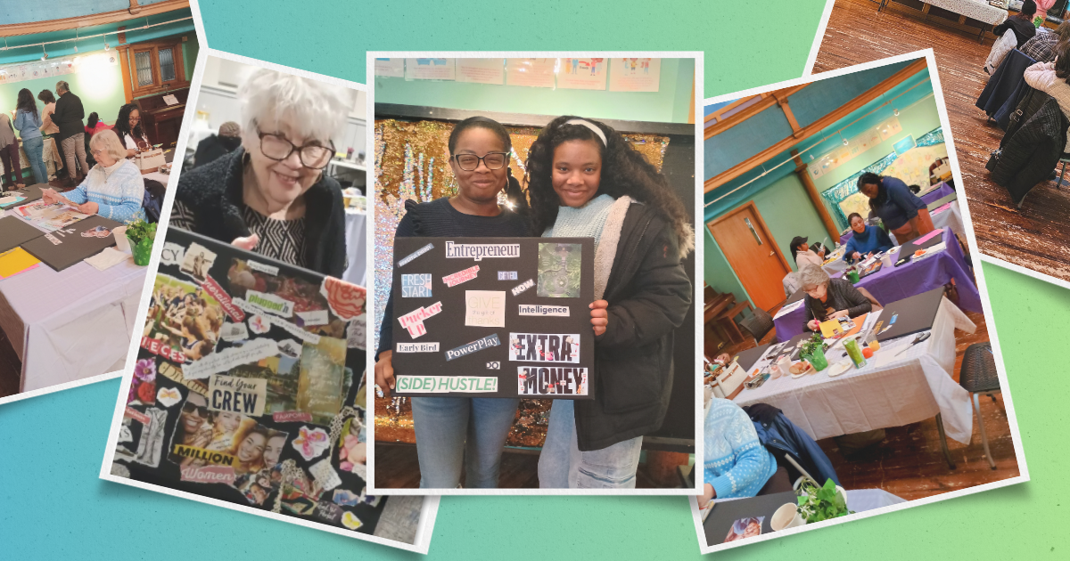 Speak It Into Purpose — From the Void to Vision

Using a black canvas to represent a dark, empty space, this workshop invited women to begin with what they could not yet see. Through guided reflection, they identified and released the thoughts, exper