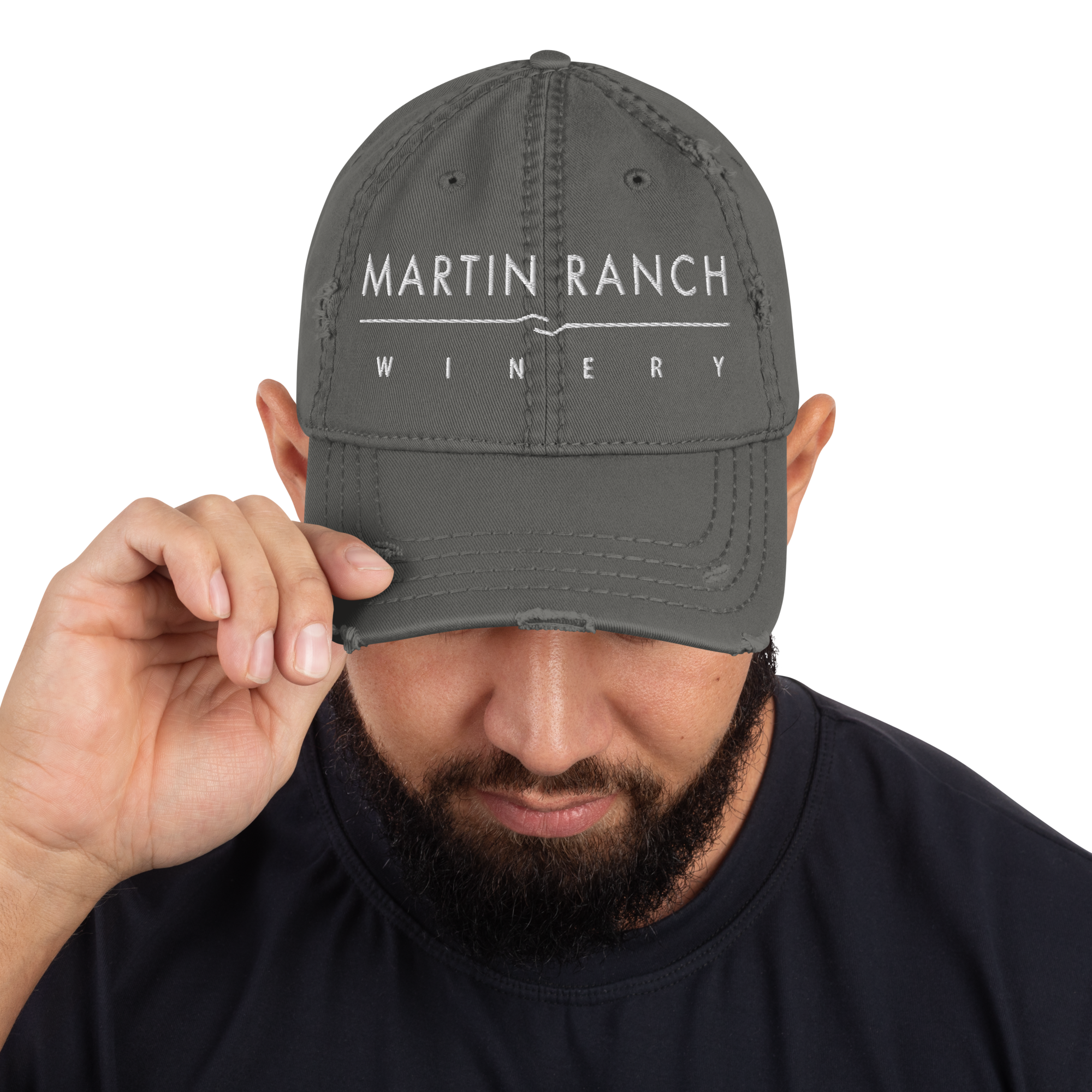 distressed-dad-hat-charcoal-grey-front-67436b78be9b8.png