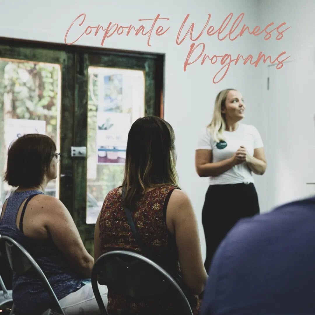 Did you know we offer bespoke corporate wellness programs. Allow us to customise a health and movement program for you and your team! 
...
As Accredited Exercise Physiologists we are passionate to educate about all things health and you can choose yo