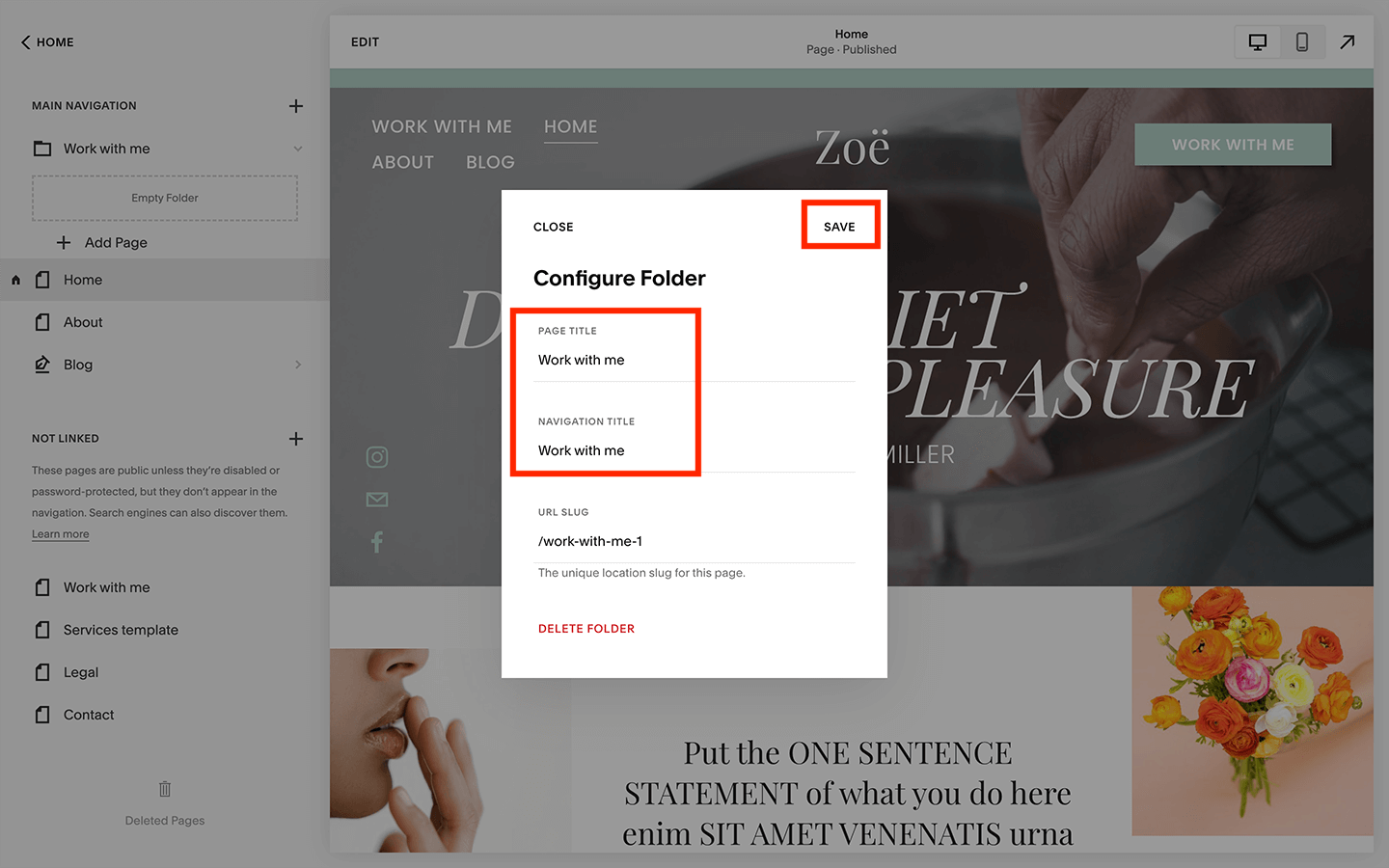 How to add a drop down navigation menu in squarespace squarespace