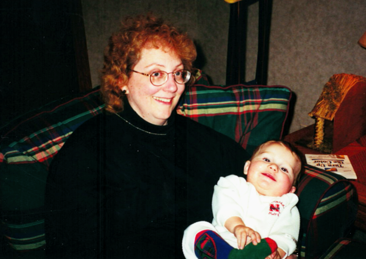 2000 - Baby Grant with Aunt Joan