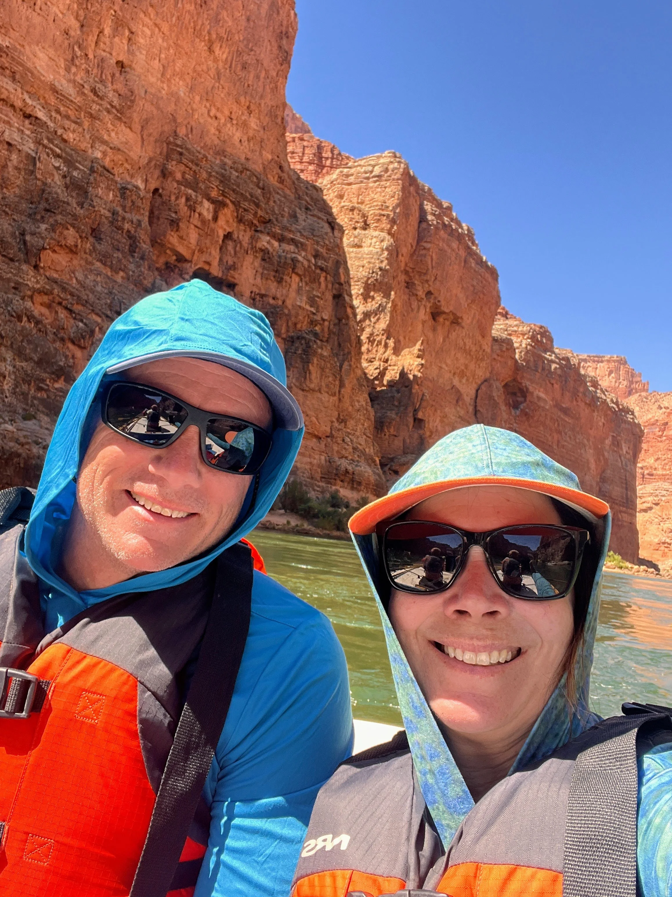Selfie before boat tie-up