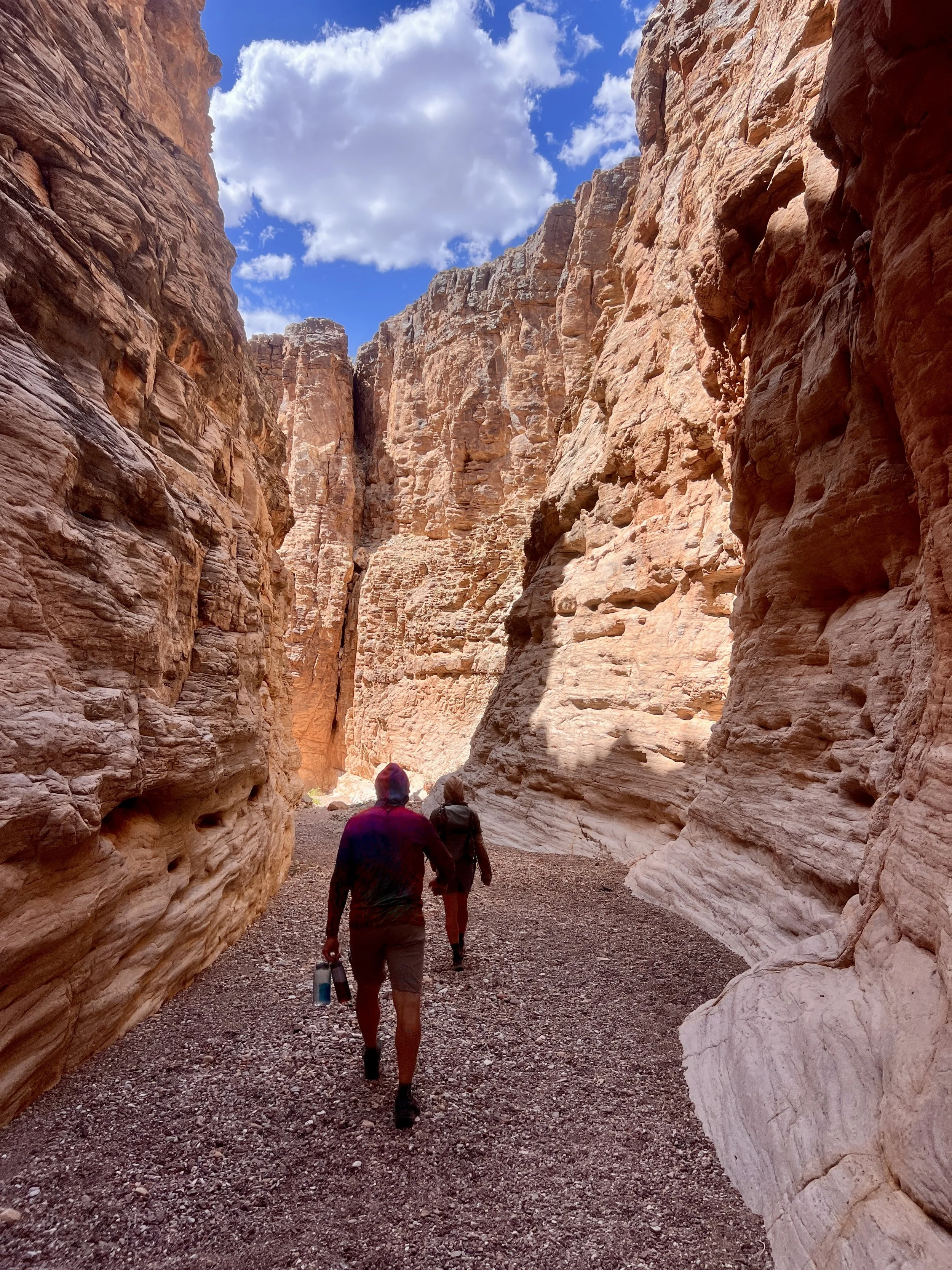 Into the rock valley