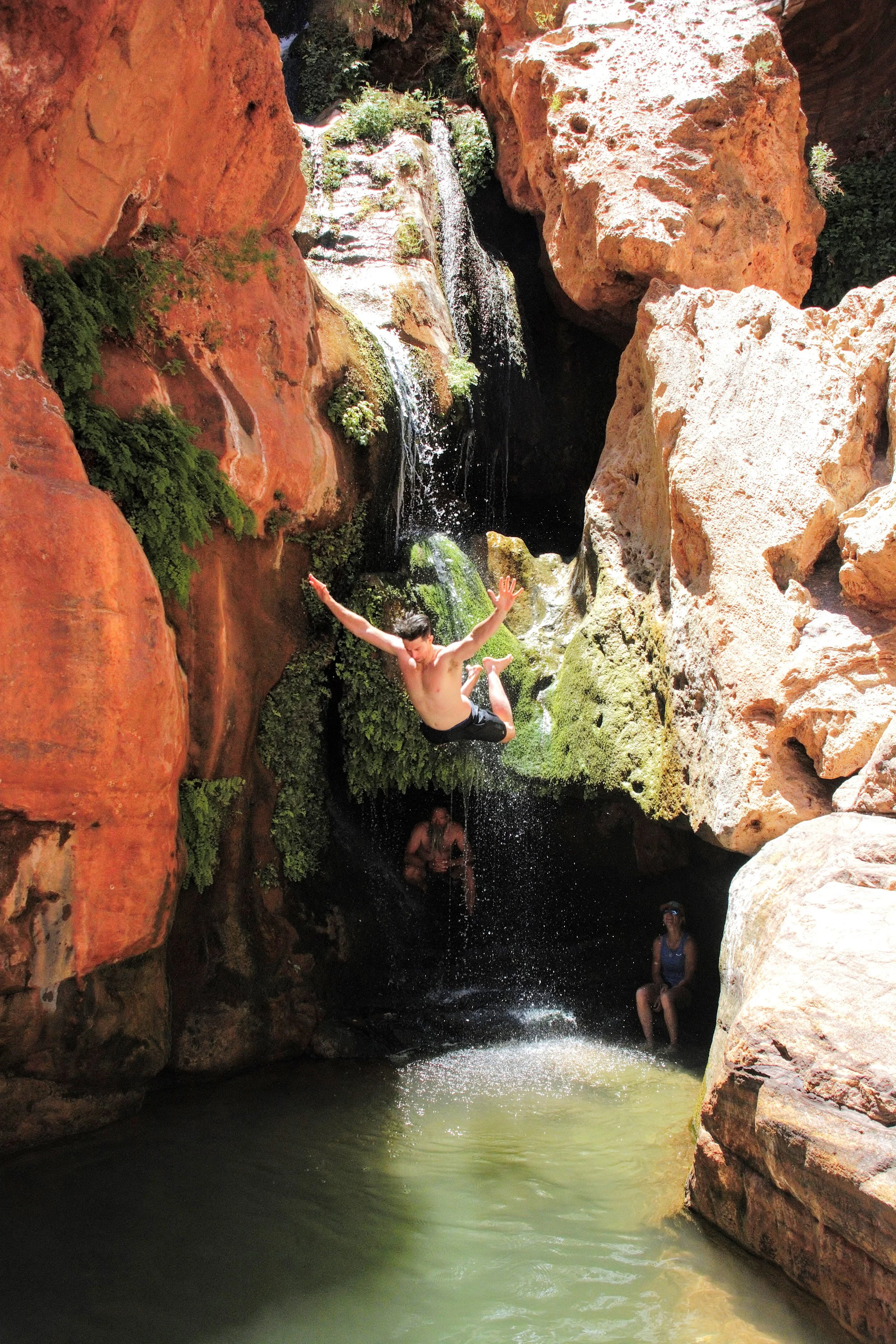 Ethan diving