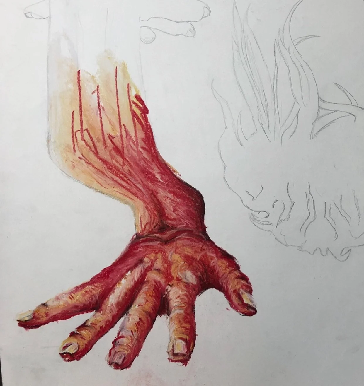 Hands Down &bull; #hand #handstudy #handstand #sketching