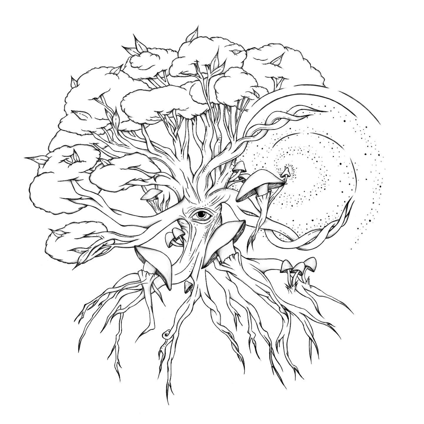 &ldquo;In the Arms of Mother Oak&rdquo; 

Tattoo design for @sonnymin 

#procreate #procreateart #tattoodesigns #tattooflash #blackandwhitedrawing #procreateillustrator #design #digitalart #dcillustrator