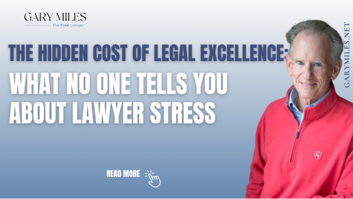 The Hidden Cost of Legal Excellence: What No One Tells You About Lawyer Stress