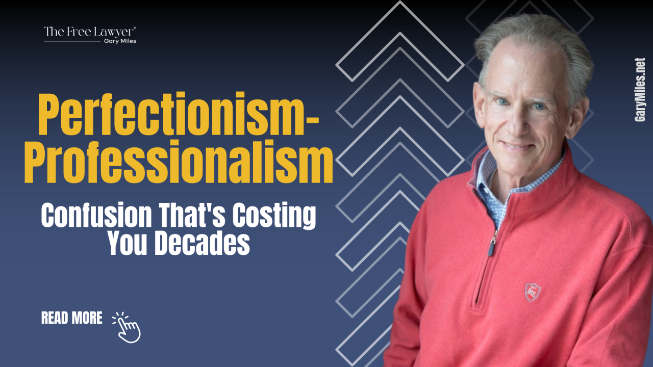 The Perfectionism-Professionalism Confusion Costing You Decades