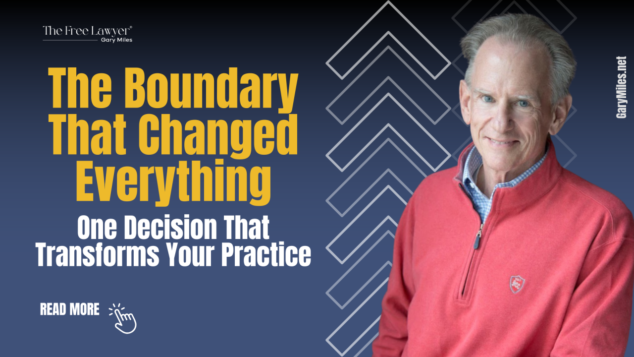 The Boundary That Changed Everything: One Decision That Transforms Your Practice
