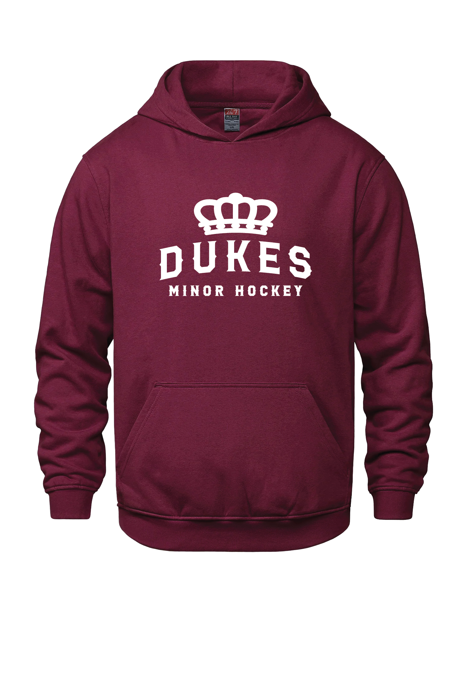 DOURO_DUKES__MINOR FLEECE HOODIE - MAROON.png