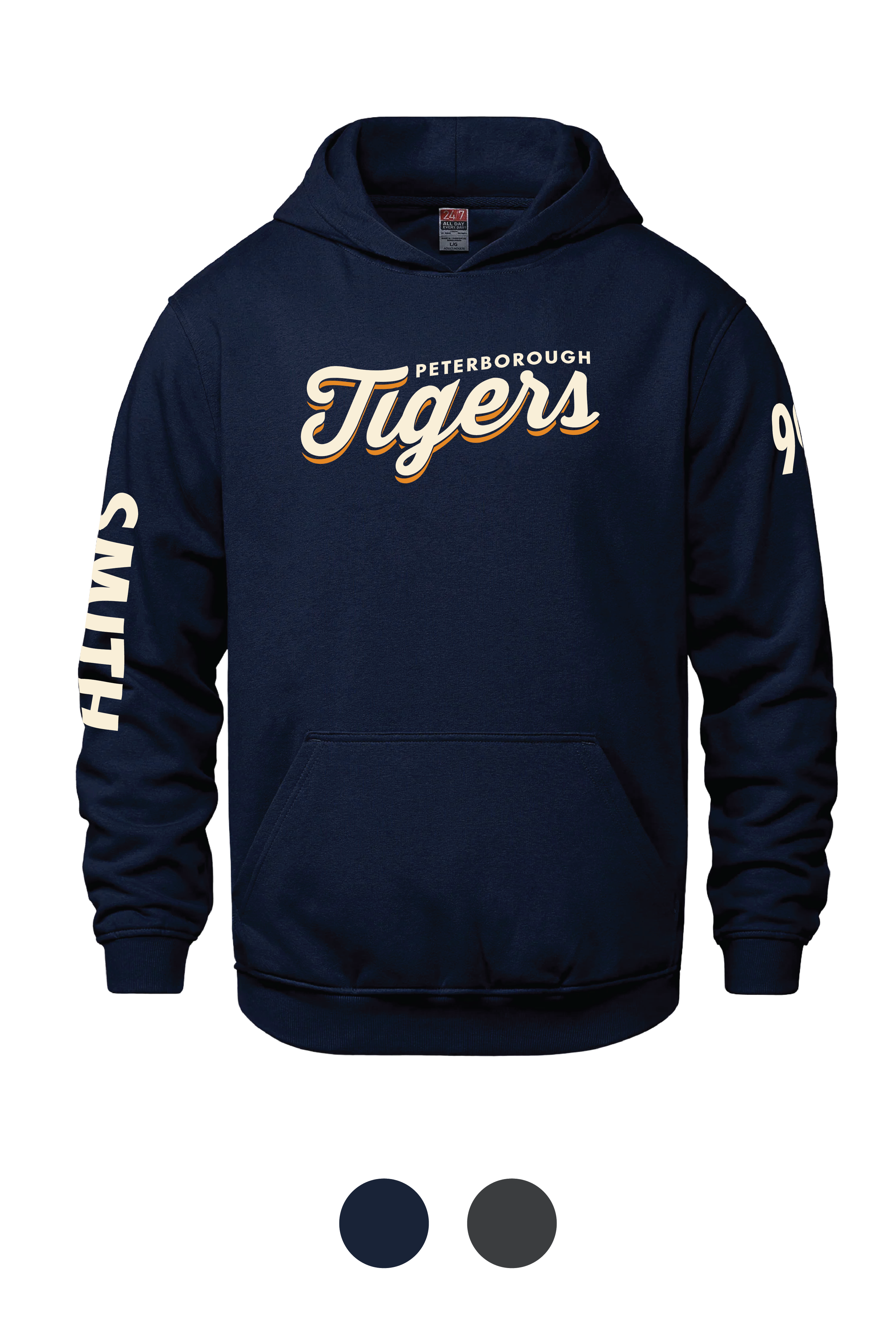 TIGERS SCRIPT HOODIE