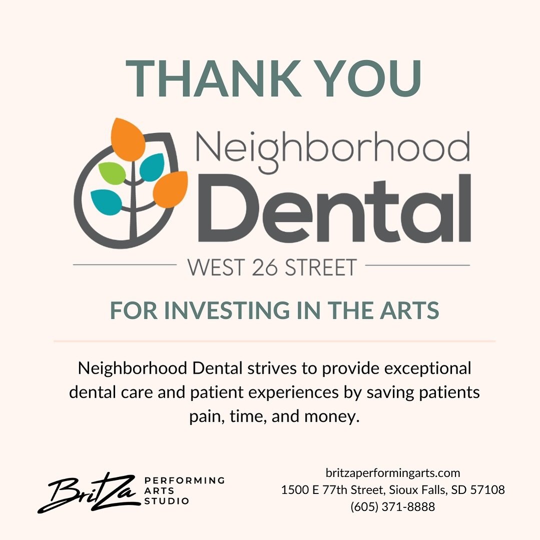 Thank you @neighborhood.dental for sponsoring our Spring recital - Fresh Air!
