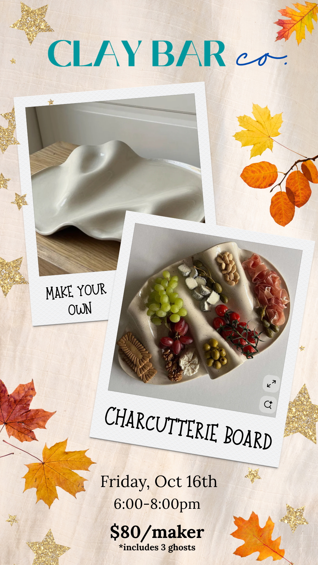 10/11 🍂 MAKE YOUR OWN CHARCUTERIE BOARD